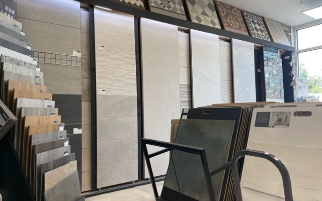 Hastings Tile Center walls and floors