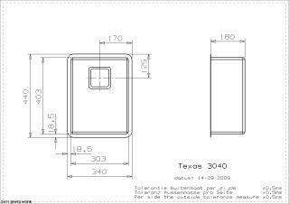 Texas 30x40 Line Drawing