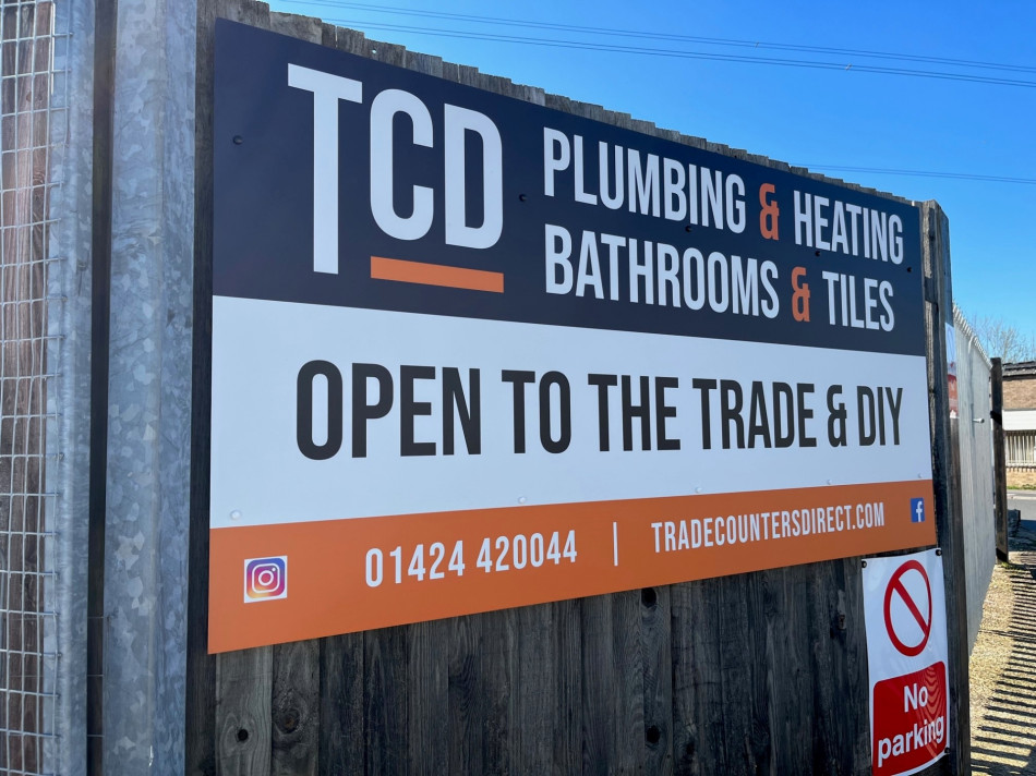 Trade Counters Direct - Sign for Plumbing & Heating Bathrooms & Tiles