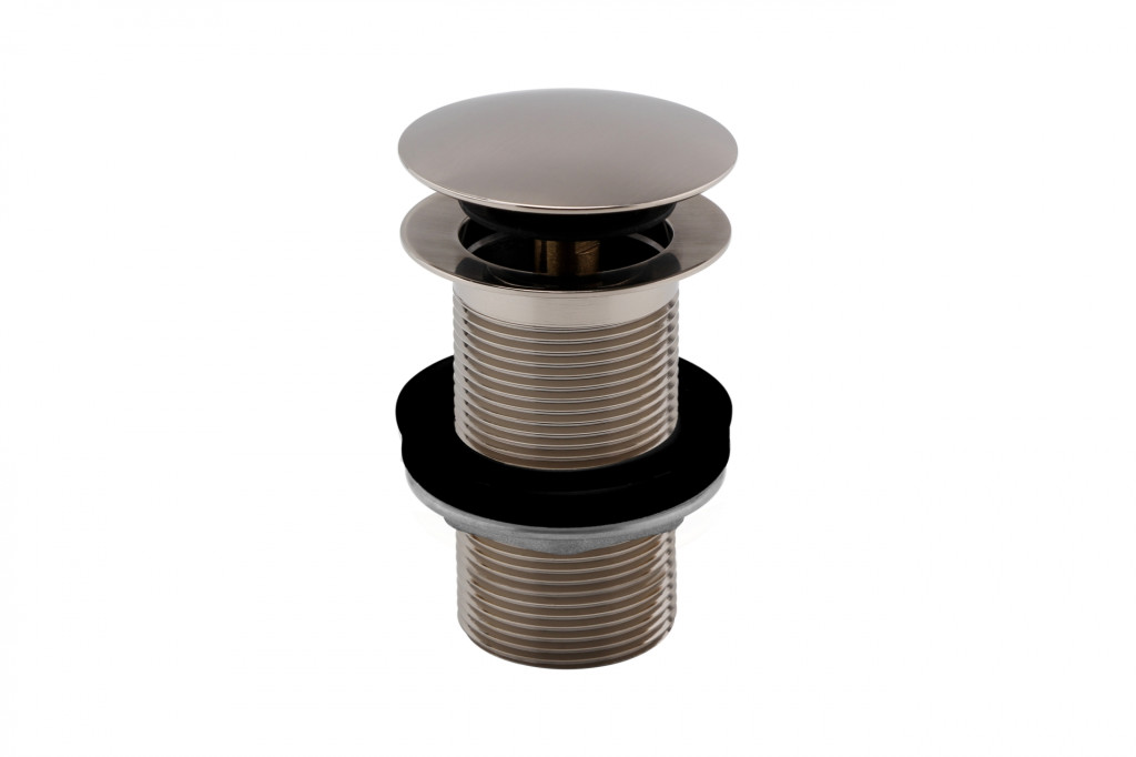 DITW0060Basin Push Button Unslotted Waste Stainless Steel